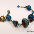 Blue kitty - Bracelets - beadwork