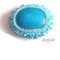 KALNU jadeite - Brooches - beadwork