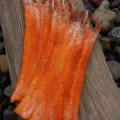 Orange - Gloves & mittens - felting