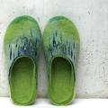 Grass and wind - Shoes & slippers - felting