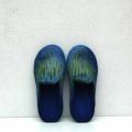 Wind and a little grass - Shoes & slippers - felting