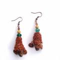 Sheep - Earrings - beadwork