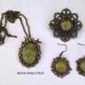 Jewelry with inclusions - Kits - beadwork