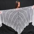 white scarf - Wraps & cloaks - knitwork