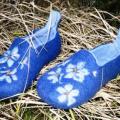 Blue ... - Shoes & slippers - felting