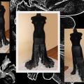 Dress ,,Black Orchid " - Dresses - needlework