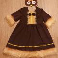 Owl carnival costume for a girl - Other clothing - sewing