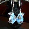 Butterfly plasdejimas - Earrings - beadwork