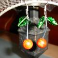 Cherries - Earrings - beadwork