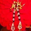 Evening sparkle - Earrings - beadwork