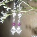 crystalline splendor - Earrings - beadwork