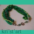 Kri " st " art (014) - Necklace - beadwork