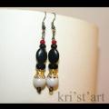 Kri " st " art (023) - Earrings - beadwork