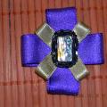 purple gold - Brooches - making