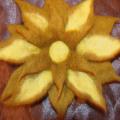 Floral brooch - Brooches - felting