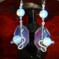 moonlight - Earrings - beadwork