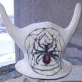 The bath cap " spider " - Hats - felting