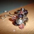 Crystals sparkle - Earrings - beadwork