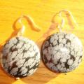 " sniegelio " - Earrings - beadwork