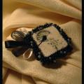 Dandelions lint - Brooches - making