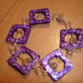 Violets - Bracelets - beadwork