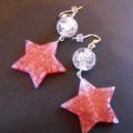 Stars - Earrings - beadwork