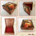 BOXES " warm house " - Decoupage - making