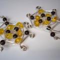 Cobweb - Earrings - beadwork