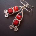 Modest ornament - Earrings - beadwork