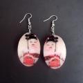 Geisha - Earrings - beadwork