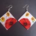 Flowers - Earrings - beadwork