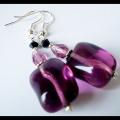 Violet - Earrings - beadwork