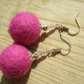 No.15 - Earrings - felting