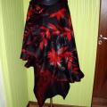 Fire meadow - Wraps & cloaks - felting