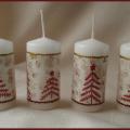 Christmas trees - Decoupage - making