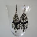 Earrings " Royal " - Earrings - beadwork