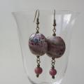 Earrings " pink Dream " - Earrings - beadwork