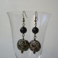 Earrings " snail " - Earrings - beadwork