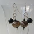 black cherry orchard - Earrings - beadwork