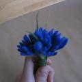 Cornflower Posy - Flowers - felting