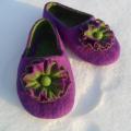 " royal " - Shoes & slippers - felting