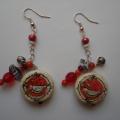 Birds (Birds) - Earrings - beadwork