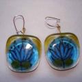 Water Lilies (On The Water Lillies) - Earrings - beadwork