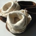 Chocolate - Shoes & slippers - felting