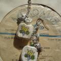 Lily Lake (The Lake Lille) - Earrings - beadwork