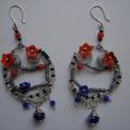 Rings (The Blossoms) - Earrings - beadwork