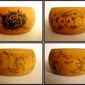 Wooden bracelet burned in the sun - Woodwork - making