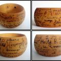 Wooden bracelet burned in the sun - Woodwork - making