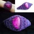 purple night - Bracelets - beadwork