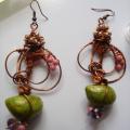 Berries are ripe - Earrings - beadwork